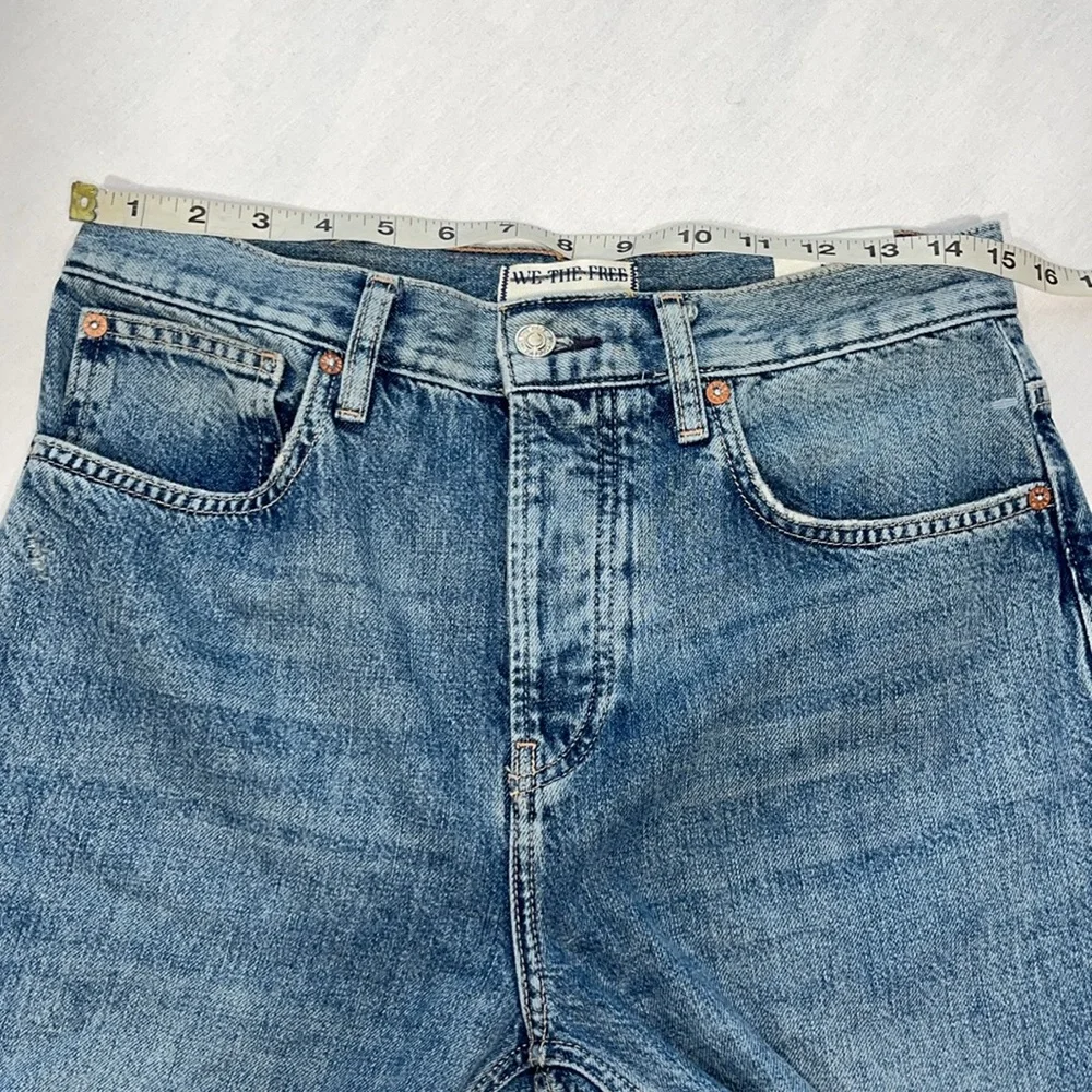 NWOT We The Free - Ripple Wide-Leg Cropped Jeans, 28